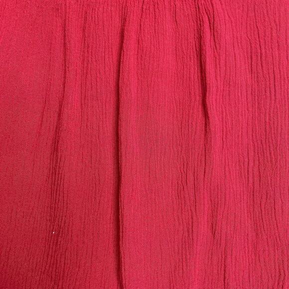 Gap Women's Pink Embroidered Peasant Blouse Size XXL Tassels Boho Festival Indie - Picture 11 of 11